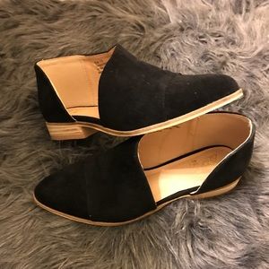 Free people inspired black flats